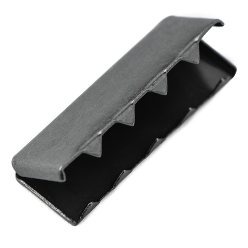 Metal Crimp End bing 25 mm Gun Metal