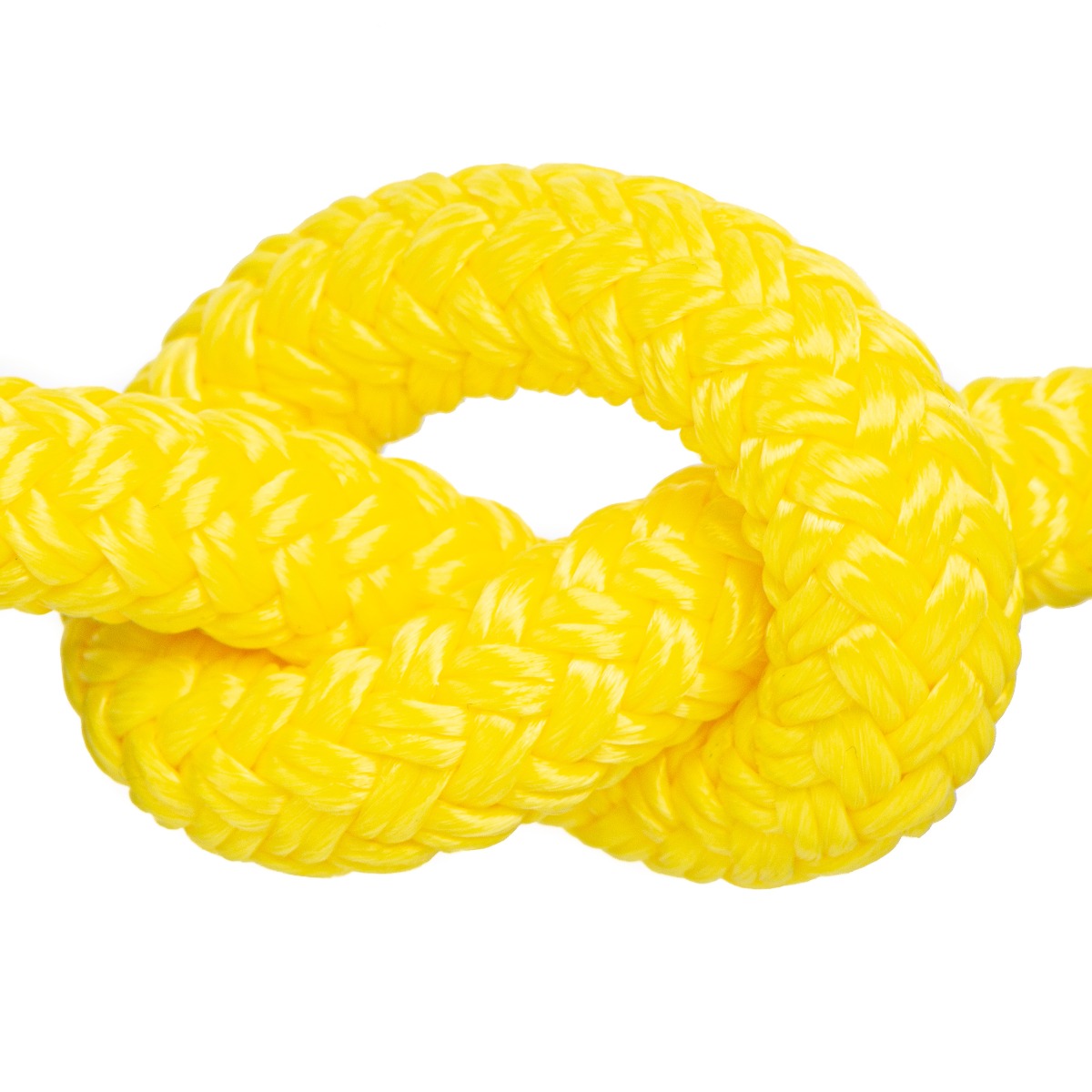 0120 Braided Polypropylene Rope PP 10mm 100m Canary-Yellow 