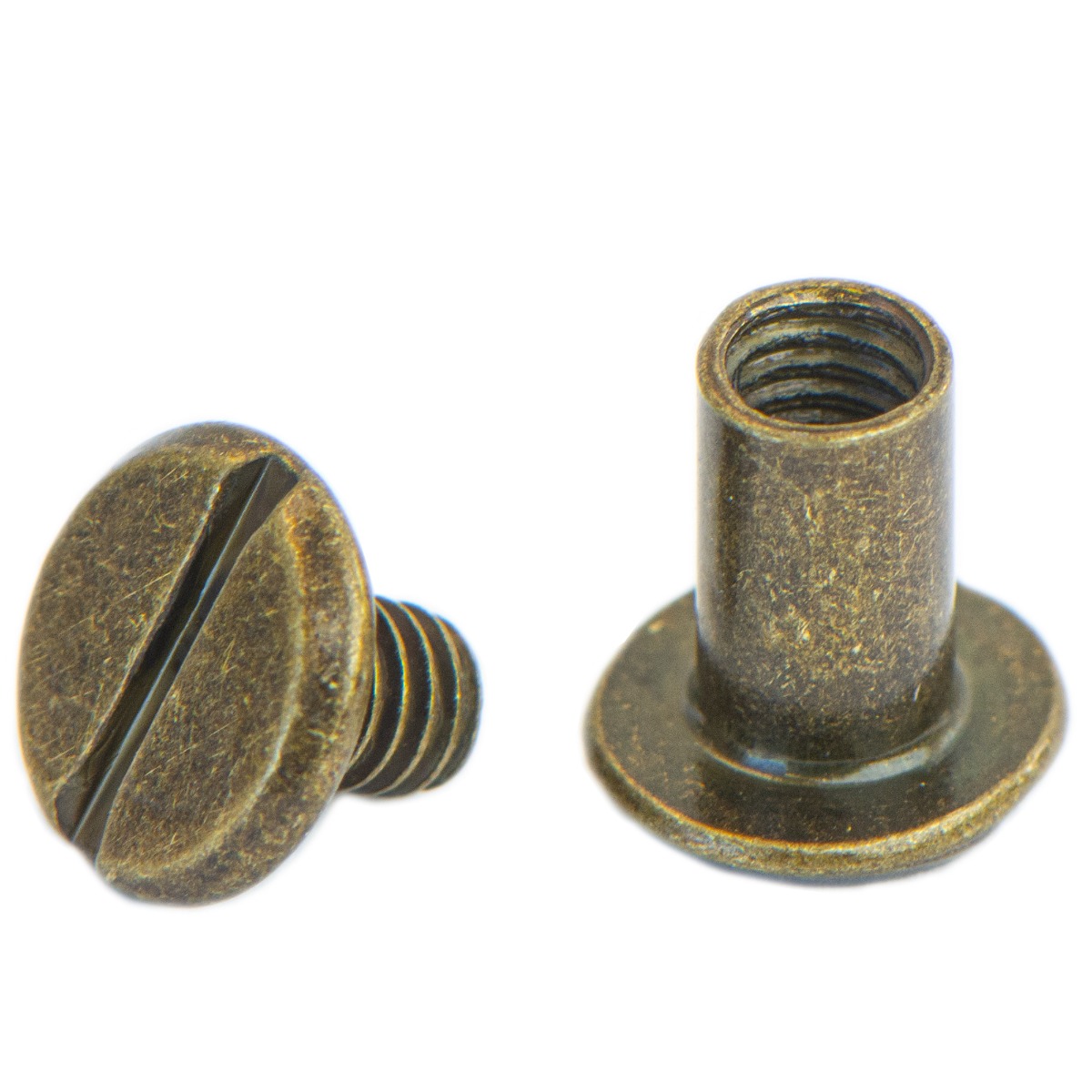Chicago Screw 'Antique Brass' 8mm