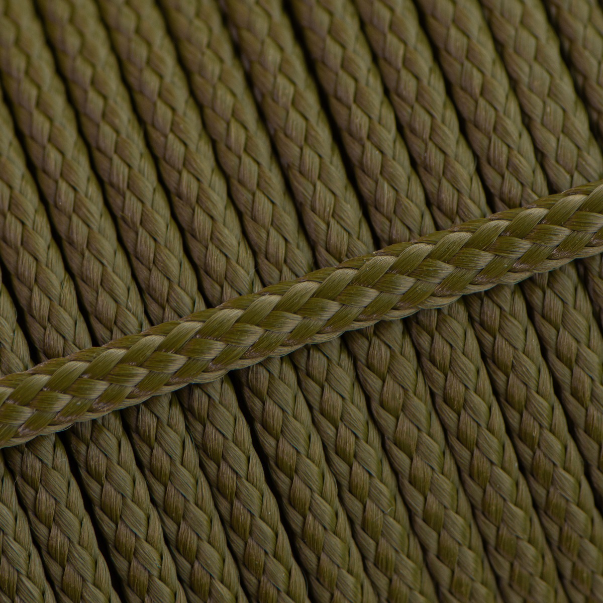 8mm Brown Braided Polypropylene Poly Rope Cord Paracord Drawstring Sailing 