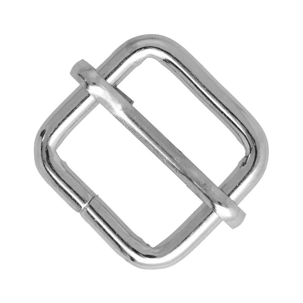 Square Steel Slide Buckle 20 mm