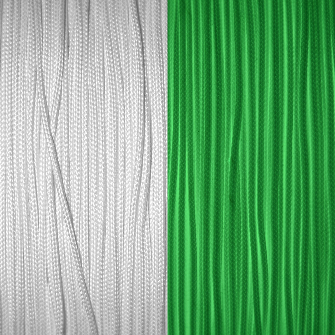Glow in the Dark Paracord Type I ca 2 mm accessory cord