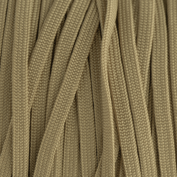 Tan 499 (plat/zonder kern) Paracord 650 