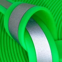 Neon Green (GN528) Reflective BioThane 'BETA' ® 19 mm - 2.5 mm Per Meter
