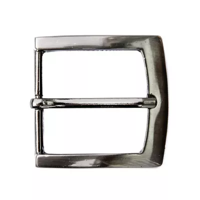 C-TY04 Pack Of 4 2 In Nickel Plated Wire Welded Rectangle Roller Belt Buckle 