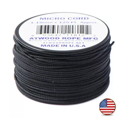 Atwood Rope MFG Parachute Cord Black