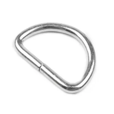 4X25X22 JY-MARINE Stainless Steel 316 Welded Strong D Shape Rings D Ring Metal Heavy Duty for Dog Collars Harnesses Fabric Paracord DIY Strap Webbing Craft Smooth Rust Proof-4 Pack